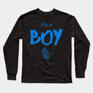 proud new mom,dad its a boy shirt "  Its A Boy Pregnancy  " Neowestvale, little one,newborn ( mom to be gift ) mother of boy, ( dad to be gift ) Long Sleeve T-Shirt